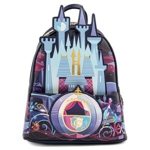 Loungefly Disney Princess Cinderella Castle Mini Backpack
